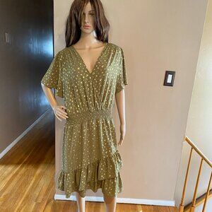 Michael Kors Ruffle Dress - Stretch Waist - Size 2x